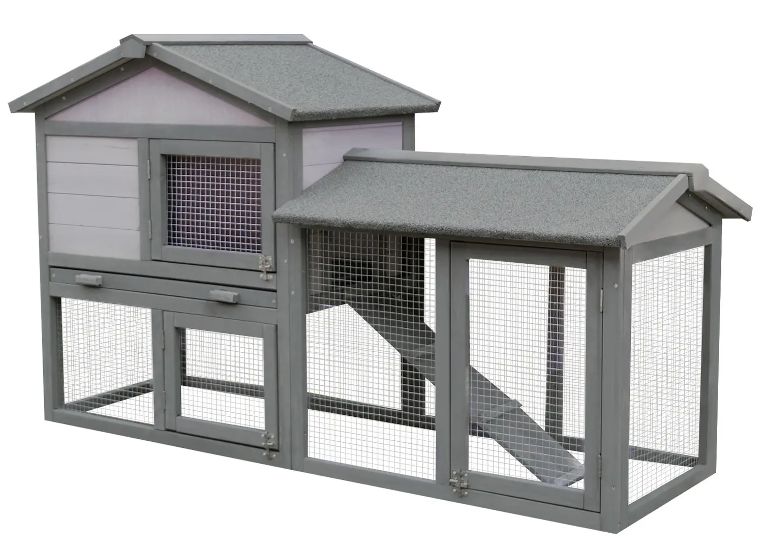 Cusca pentru iepuri PawHut D51-101 (Grey)