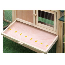 Cusca pentru iepuri PawHut D51-103 (Natural/Green) Thumb