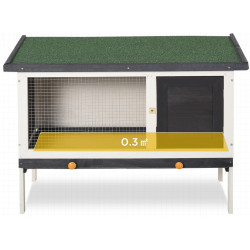 Cusca pentru iepuri Pawhut D51-141 (Black/White/Green) Thumb