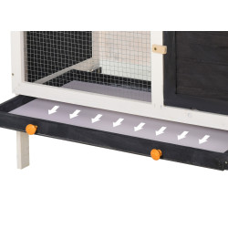 Cusca pentru iepuri Pawhut D51-141 (Black/White/Green) Thumb