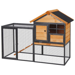 Cusca pentru iepuri PawHut D51-175 (Yellow/Black) Thumb