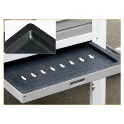 Cusca pentru iepuri PawHut D51-301V02GY (Grey/White) Thumb