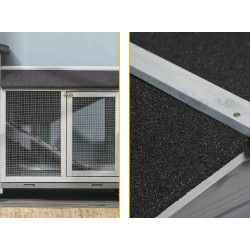 Клетка для кроликов PawHut D51-314LG (Grey) Thumb