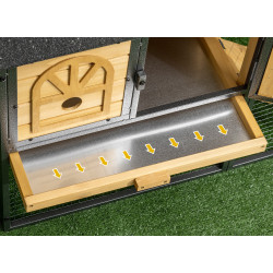 Клетка для кроликов PawHut D51-354V00BK (Black/Yellow) Thumb