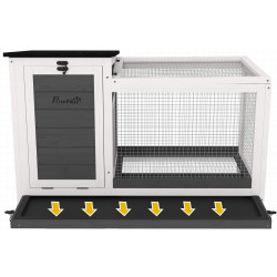 Клетка для кроликов Pawhut D51-473V00GY (Grey) Thumb