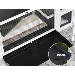 Cusca pentru iepuri Pawhut D51-501V90GY (Grey/White) Thumb