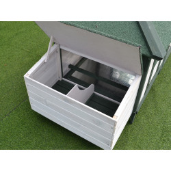 Cotet pentru gaini PawHut D51-092GN (White/Green) Thumb