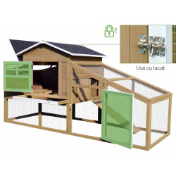 Cotet pentru gaini PawHut D51-100 (Natural) Thumb