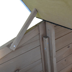 Cotet pentru gaini PawHut D51-100 (Natural) Thumb