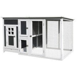 Cotet pentru gaini PawHut D51-104 (Grey/White) Thumb