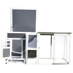 Cotet pentru gaini PawHut D51-104 (Grey/White) Thumb