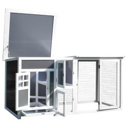 Cotet pentru gaini PawHut D51-104 (Grey/White) Thumb