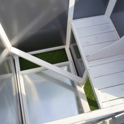 Cotet pentru gaini PawHut D51-104 (Grey/White) Thumb