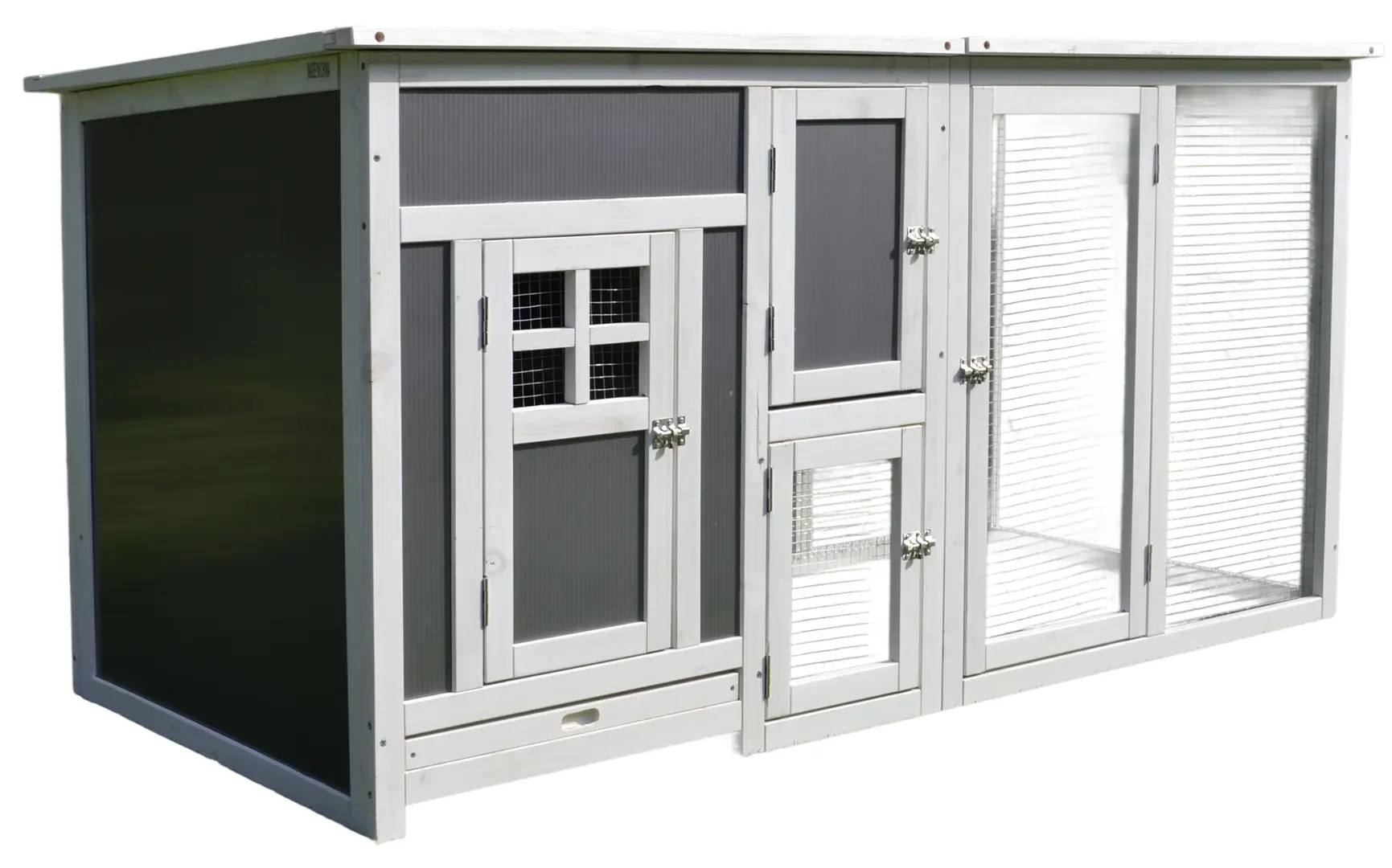 Cotet pentru gaini PawHut D51-104 (Grey/White)