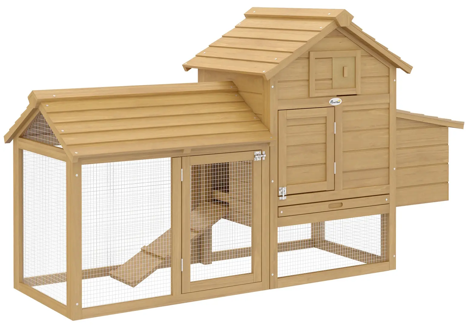 Cotet pentru gaini PawHut D51-108 (Natural)