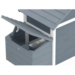 Курятник PawHut D51-108WT (Grey/White) Thumb