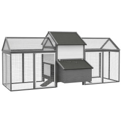 Курятник PawHut D51-130V01GY (Grey)