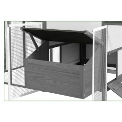 Cotet pentru gaini PawHut D51-130V01GY (Grey) Thumb