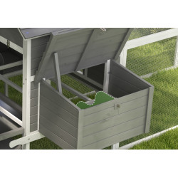 Cotet pentru gaini PawHut D51-150V01GY (Grey/White) Thumb