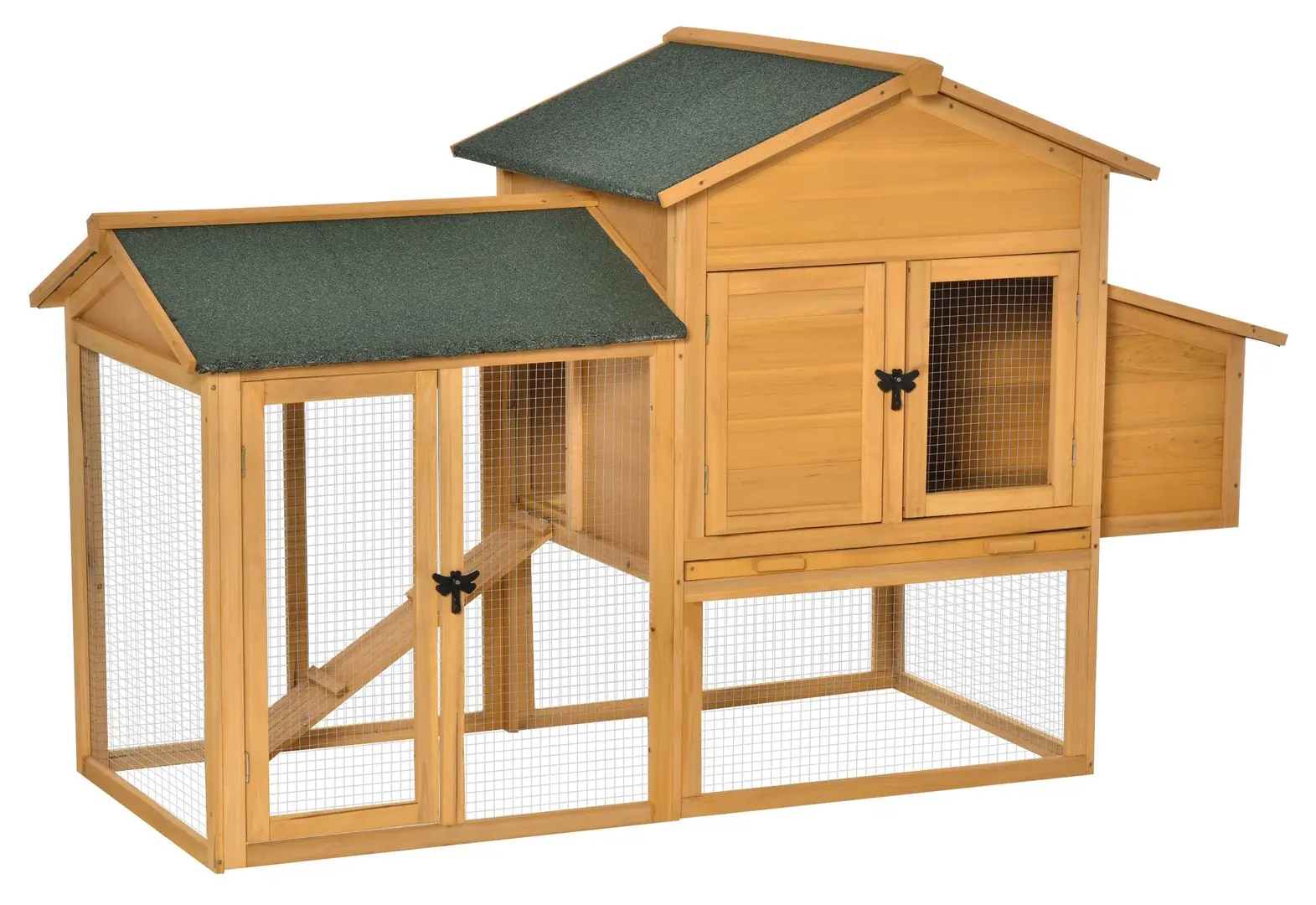 Cotet pentru gaini PawHut D51-191 (Yellow/Green)