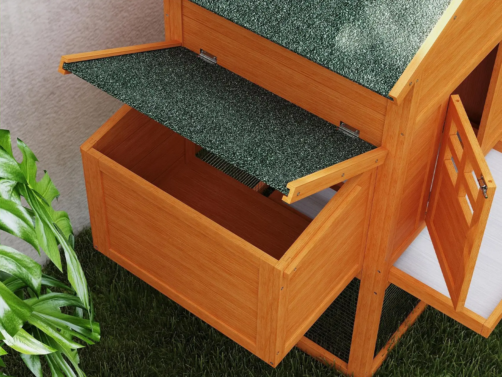 Курятник PawHut D51-433V01YL (Orange) - 4