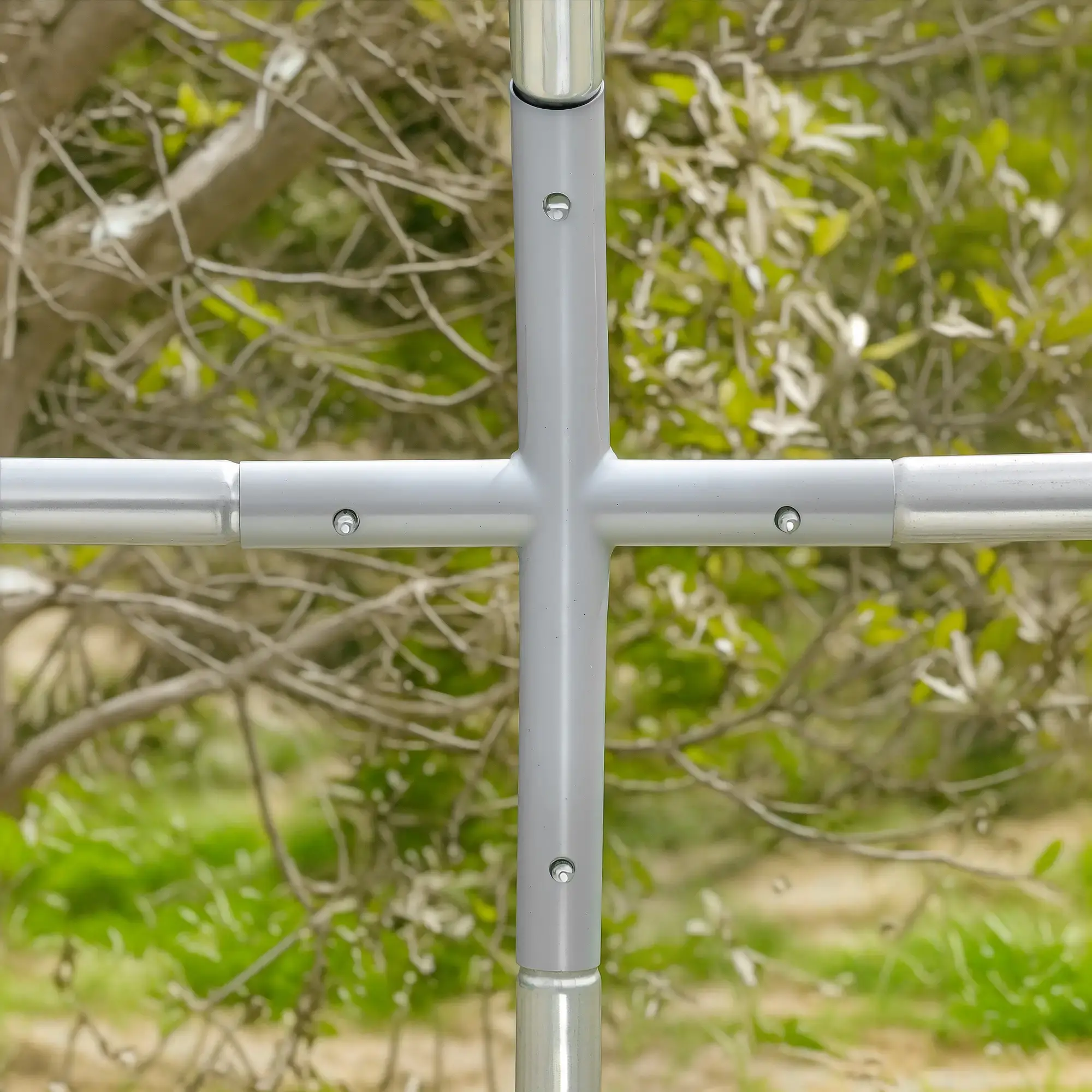 Tarc pentru gaini/iepuri PawHut D51-321 (Silver) - 6