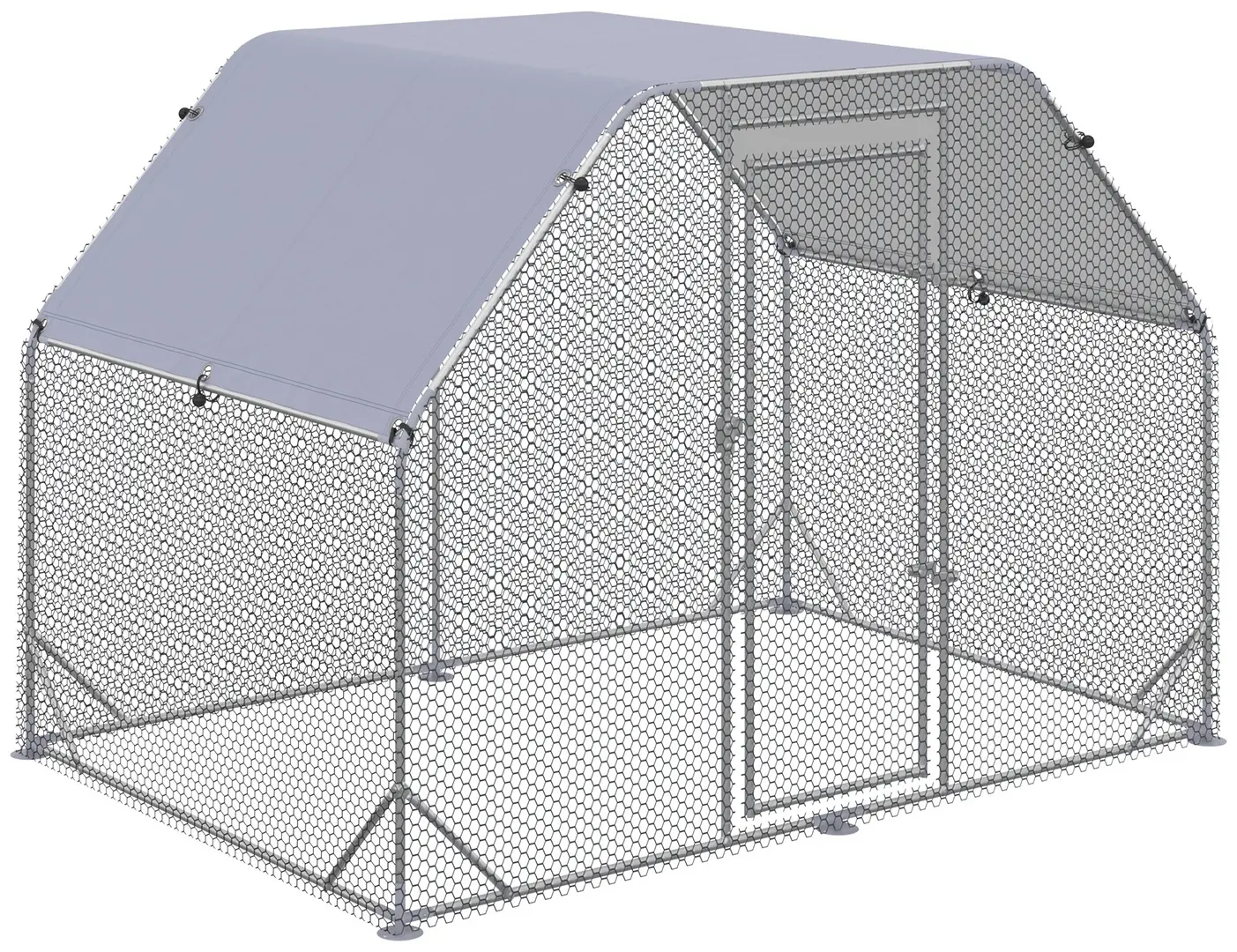 Загон для кур/кроликов PawHut D51-373V00SR (Silver)