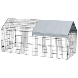 Загон для кур/кроликов PawHut D51-395V01SR (Silver) Thumb