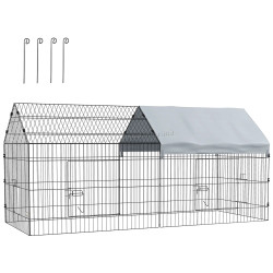 Загон для кур/кроликов PawHut D51-395V01SR (Silver)