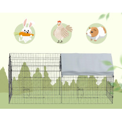 Загон для кур/кроликов PawHut D51-395V01SR (Silver) Thumb