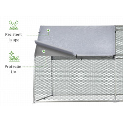 Tarc pentru gaini PawHut D51-116 (Silver) Thumb