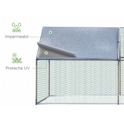 Tarc pentru gaini PawHut D51-139V08SR (Silver) Thumb