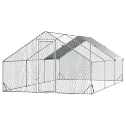 Tarc pentru gaini PawHut D51-277V02 (Silver) Thumb