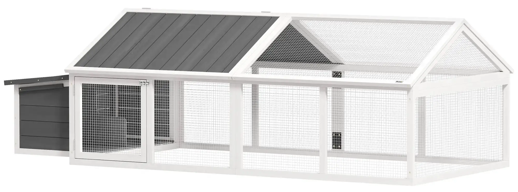 Загон для кур PawHut D51-360V00WT (Grey/White) - 2