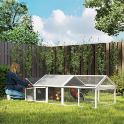 Загон для кур PawHut D51-360V00WT (Grey/White) Thumb