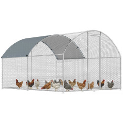 Tarc pentru gaini PawHut D51-503V01SR (Silver)