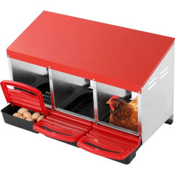 Гнездо с яйцесборником для кур Strend Pro 2173756 (Red/White)