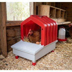 Cuibar pentru gaini cu colector de oua Strend Pro 2173757 (Red/White) Thumb