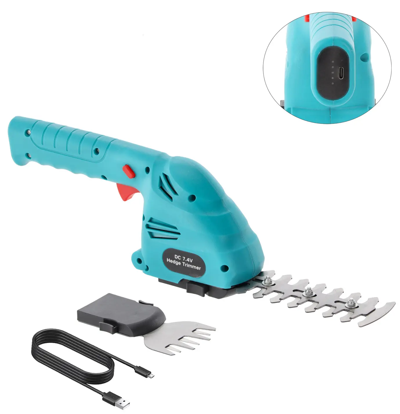 Аккумуляторные ножницы для травы и кустов Chomik WAN6994