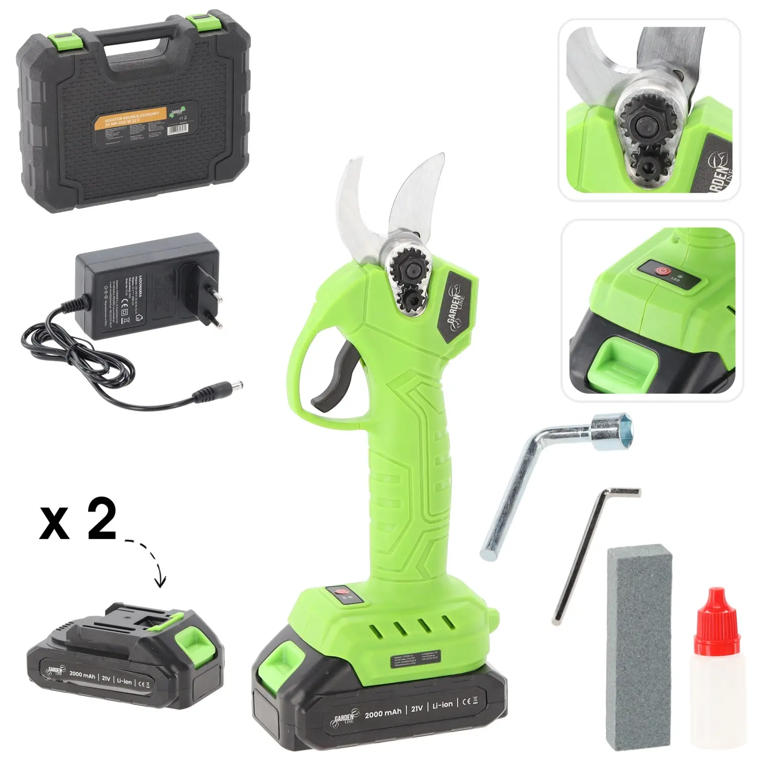 Аккумуляторный секатор Chomik WAN6970