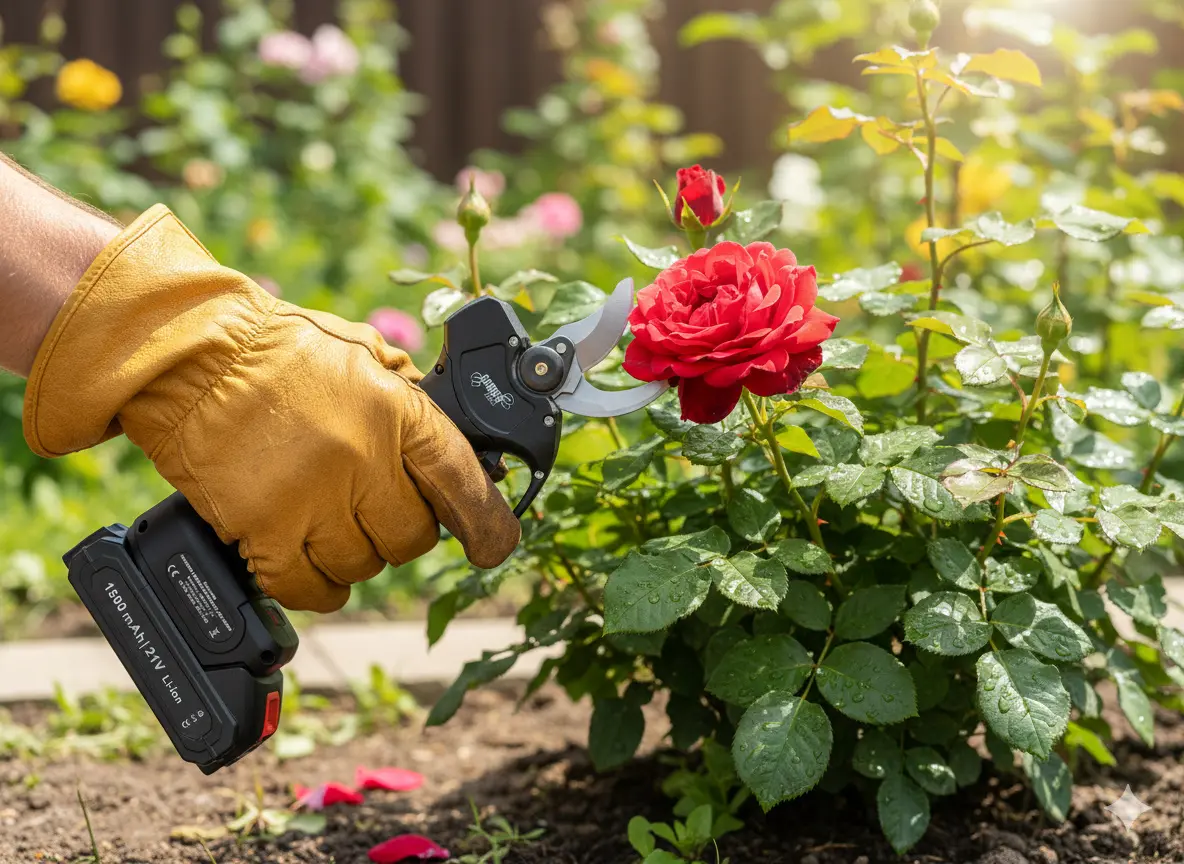 Аккумуляторный секатор GardenLine WAN5486 - 4