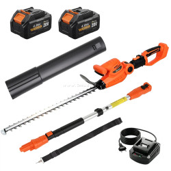 Trimmer pentru gard viu pe acumulator Outsunny 84H-743V90OG