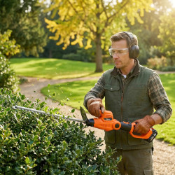 Trimmer pentru gard viu pe acumulator Outsunny 84H-743V90OG Thumb