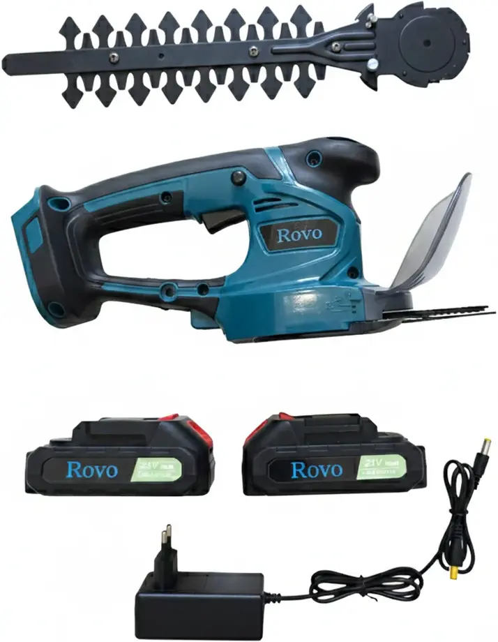 Foarfeca de tuns gard viu cu acumulator Rovo RV-21V - 4