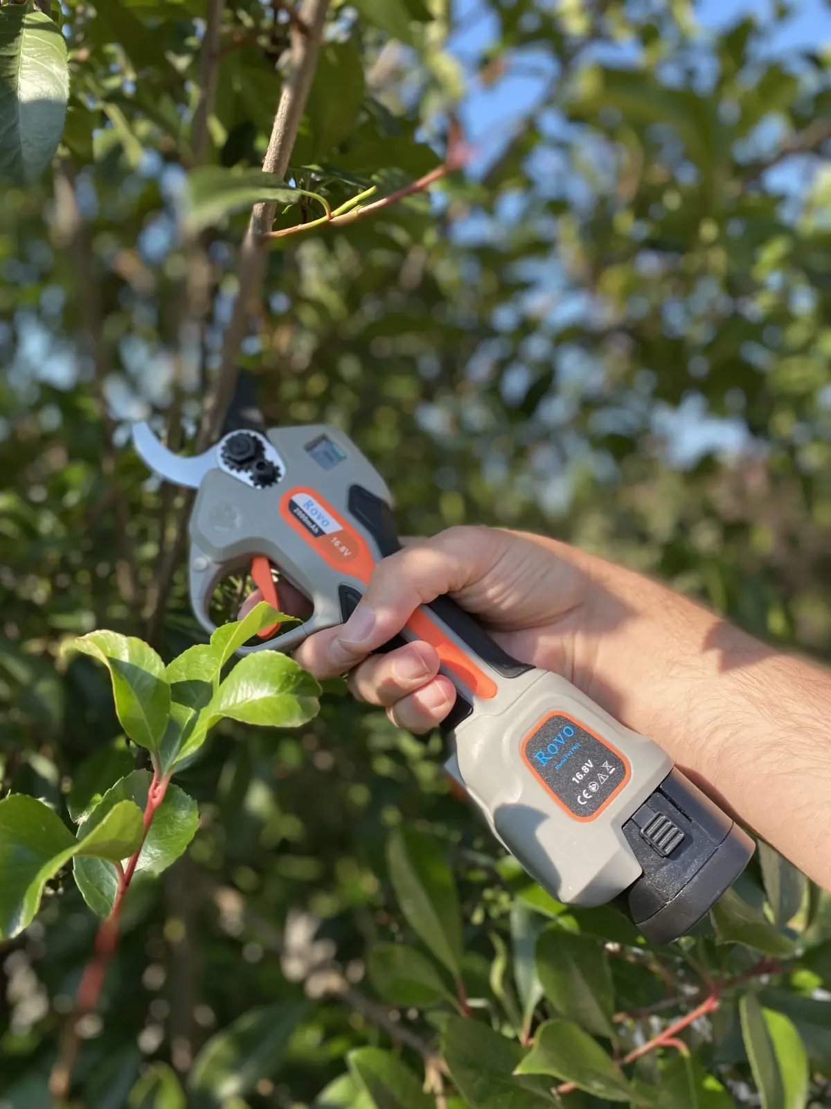 Аккумуляторный секатор Rovo FV2 Pro - 5