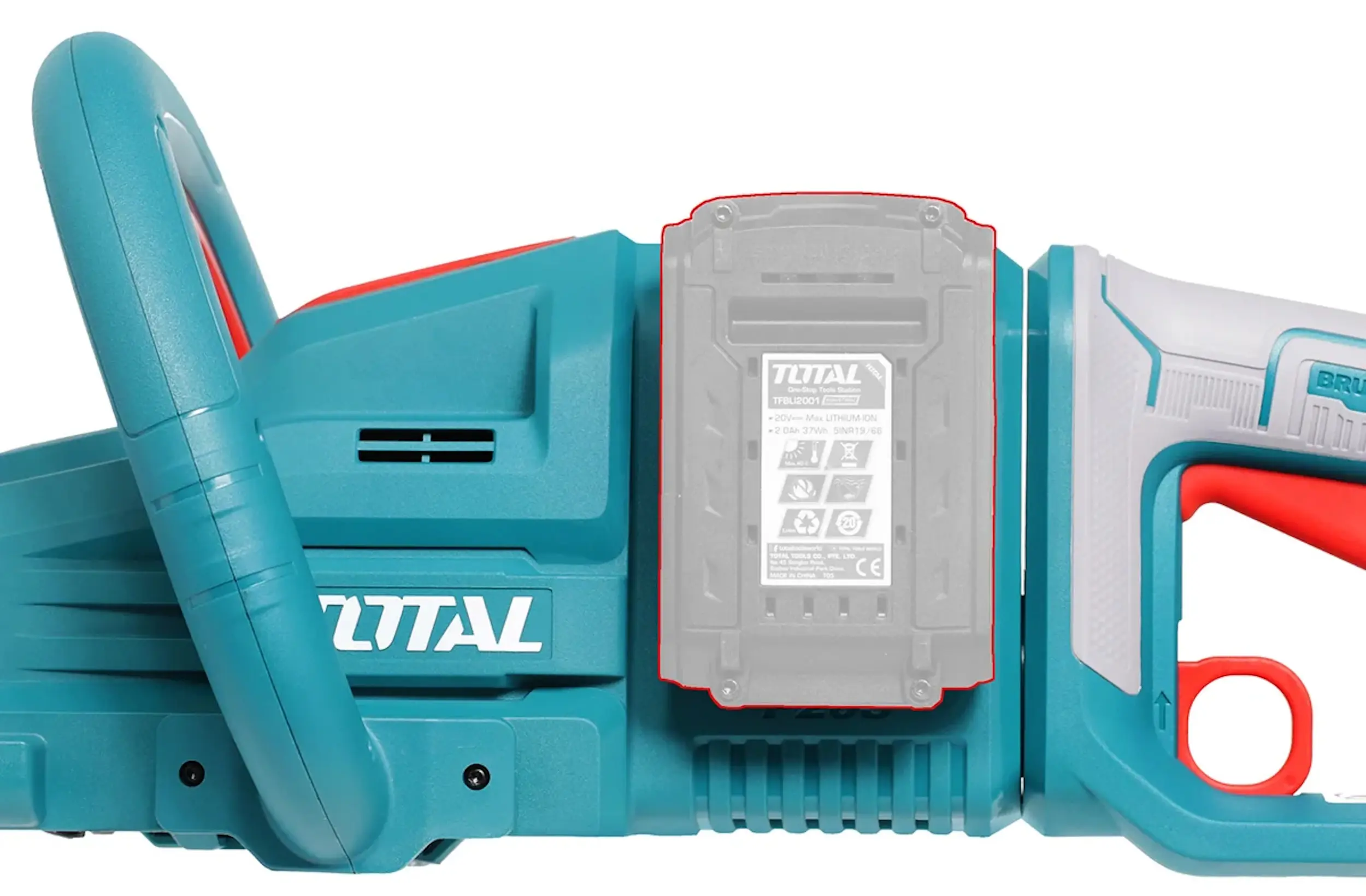 Кусторез аккумуляторный Total THTLI40028 - 2