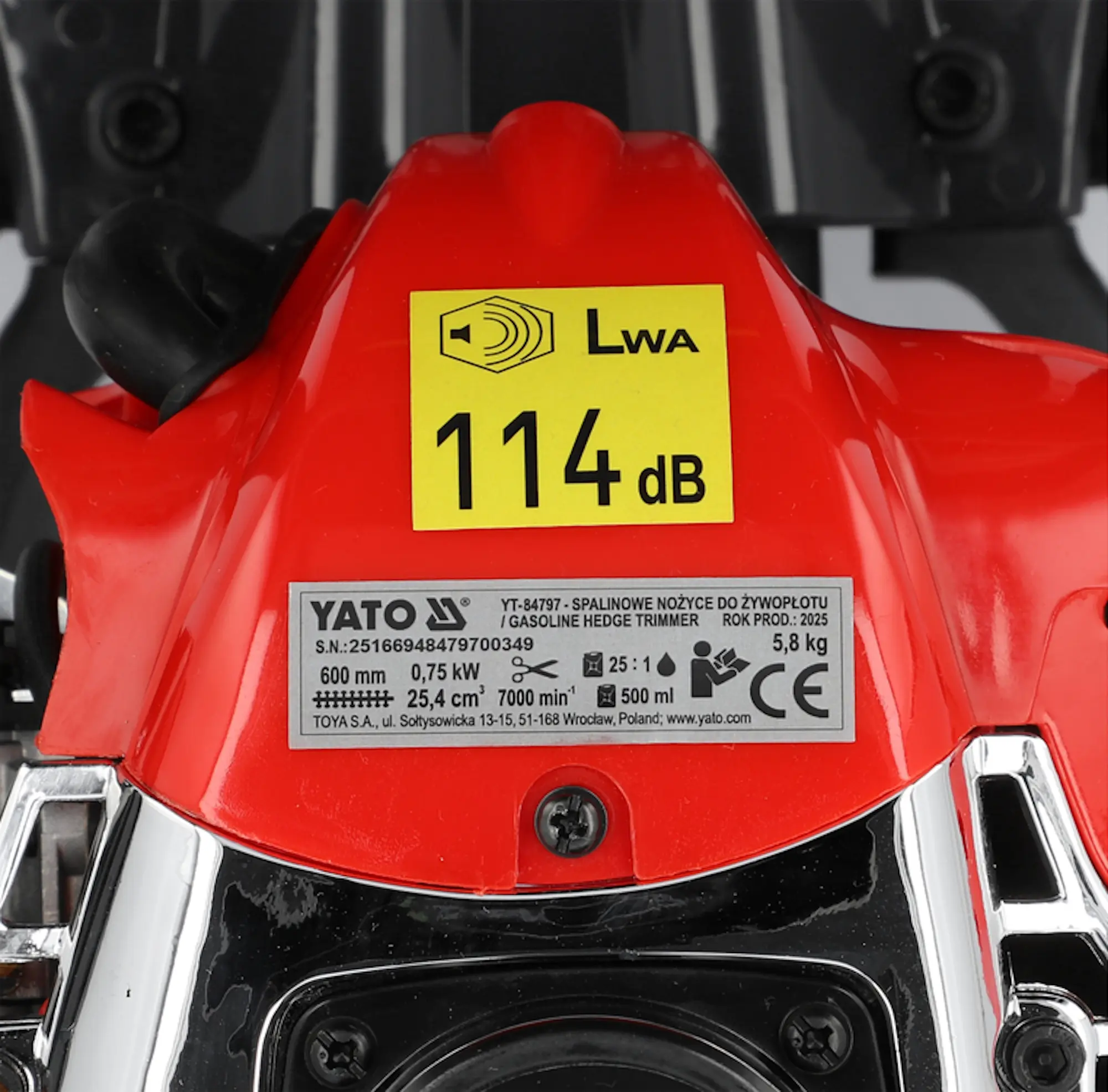 Masina de taiat gard viu pe benzina Yato YT-84797