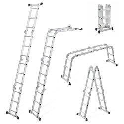 Лестница алюминиевая Modern Home WK4210-3D (Silver) Thumb