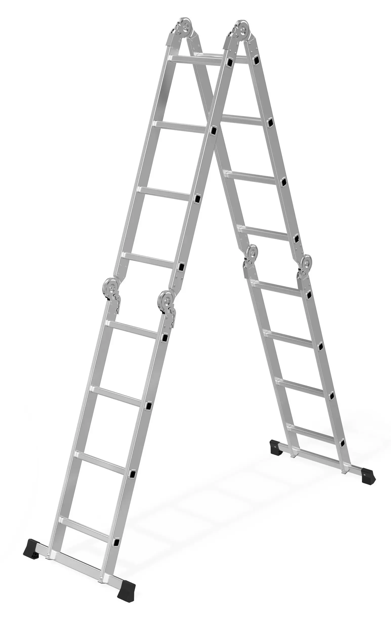 Лестница алюминиевая Modern Home WK4210-4B