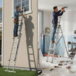 Лестница алюминиевая Modern Home WK4316A-7 Thumb